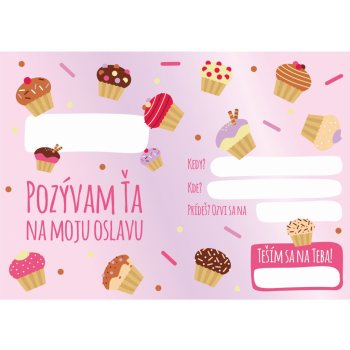 Pozvánka na oslavu muffiny od 1,9 € - Heureka.sk