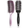 BrushArt Hair BrushArt Hair Ceramic round hairbrush keramická kefa na vlasy 1 ks BrushArt Hair Vent blowdry hairbrush with boar bristles kefa na vlasy so štetinami z nylonu a diviaka 1 ks