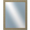 DANTIK - Zrkadlo v rámu, rozmer s rámom 80x100 cm z lišty ZVRATNÁ bielozlatá plast (3067)