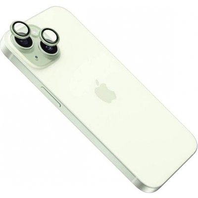FIXED Camera Glass na Apple iPhone 15/15 Plus svetlozelené FIXGC2-1200-LGGRE