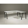 Neyt-Belgium Rohový kancelársky stôl Pronto 150 biely
