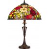 Lampa Tiffany kolekcia BLOOM PEACOCK 501 sklíčok 60*Ø40