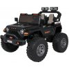 mamido Elektrické autíčko Extreme Sport 4x4 s premenlivou veľkosťou čiernej