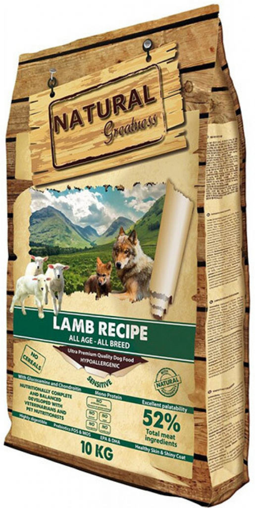 Natural Greatness Lamb Recipe All Breed Sensitiv/jehně/ 10 kg