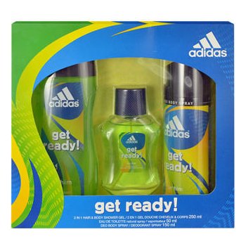 Adidas Get Ready! For Him pre mužov EDT 50 ml + sprchový gél 250 ml +  dezodorant 150 ml darčeková sada od 4,64 € - Heureka.sk