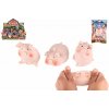 Teddies Antistresový silikón pre mačky Pig 6 cm