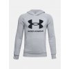 Under Armour Chlapčenská mikina RIVAL FLEECE HOODIE Šedá YXS