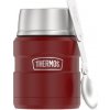 Thermos King Food 470ml - termoska na jídlo se lžící rustic red