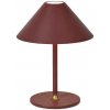 Halo Design 800834- Nabíjateľná stmievateľná LED stolná lampa HYGGE LED/3W/4000 mAh IP54 vínová 800834 + záruka 3 roky zadarmo