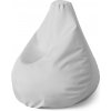 Sablio Sedací vak Pear Šedá - 70 x 95 x 15 cm