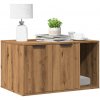 zahrada-XL Uzavretý box na stelivo dub artisan 80x50x45cm kompozitné drevo 857741