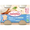 3+1 zadarmo - Babybio Brassé z kravského mlieka hruška škorica 2 x 130 g