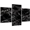 Čiernobiely mramor - obraz (Obraz 90x60cm)