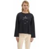 TRIČKO LA MARTINA WOMAN T-SHIRT L/S PEACHED COTT BLACK