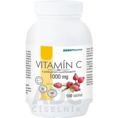 EDENPharma VITAMÍN C 1000 mg tbl s postupným uvoľňovaním 100 ks