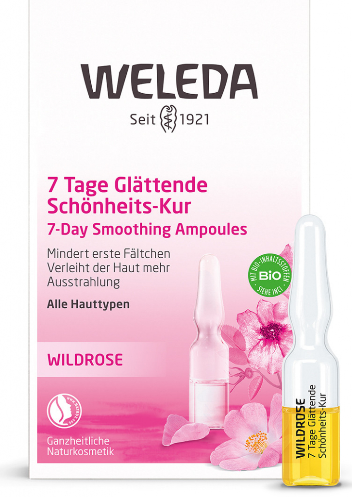 Weleda Skin Care ružový pleťový olej v ampulkách 7-dňová vyhladzujúca kúra  ruža 7 x 0,8 ml od 10,39 € - Heureka.sk
