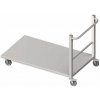 Transportní vozík plošinový 800x600x950 mm | STALGAST, 981996080 inox