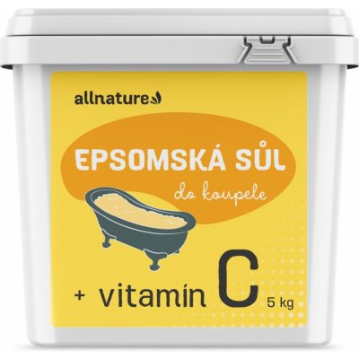 Allnature Epsomská sůl s vitamínem C 5 kg