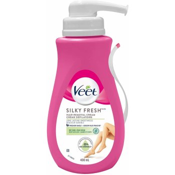 Veet depilačný krém bambucké Maslo & Ľalia suchú pokožku 400 ml