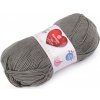 Pletacia priadza Baby Love a Care 100 g - 1 ks 30 (1921) šedobežová tmavá