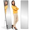 ModernHome Veľké stojace zrkadlo s úzkym rámom 148 cm