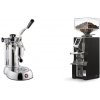 La Pavoni Stradivari Professional Lusso + Eureka Mignon Libra, CR black