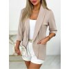 Fashionweek sako bez zapínania IT-BIANCO Béžový