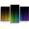 Sablio Obraz - 3-dílný Dúhová žiara - 75x50 cm