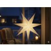 CHOMIK DEKORAČNÁ PAPIEROVÁ HVIEZDA 60 CM SIVÁ bal=12ks *2075