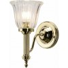Elstead Lighting Carroll nástenná lampa 1x3 W mosadzná BATH-CARROLL1-PB