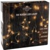 HIT Svetelná reťaz s časovačom 84LED hviezdy 120x80cm