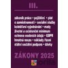 Zákony III / 2025 - Zákoník práce, Pojištění, Sociální služby - Poradce s.r.o.
