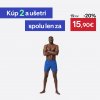 DECATHLON Pánske šortkové plavky Basic New modré S-M
