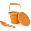 Bigjigs Toys Plážový kyblíček oranžový