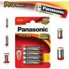 PANASONIC Alkalické baterie Pro Power LR03PPG/4BP AAA 1,5V (Blistr 4ks)