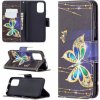 Peňaženkové kožené puzdro Drawing na Xiaomi Redmi Note 10/10S - Big Butterfly