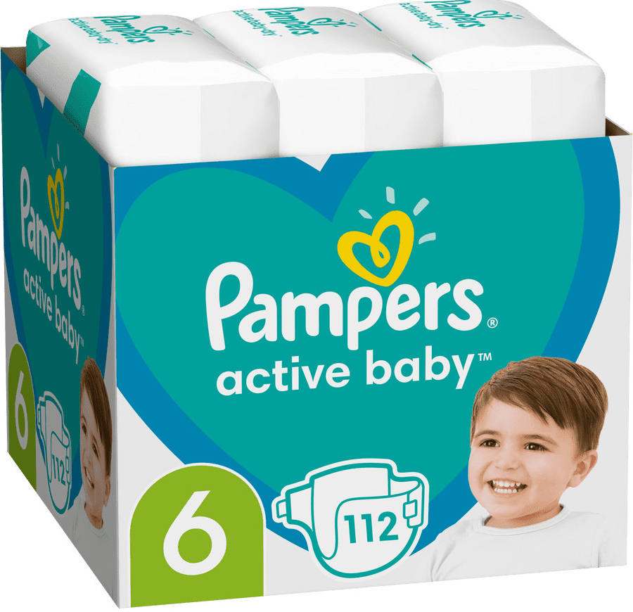 Pampers Active Baby 6 112 ks