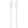 ALIGATOR Datový kabel POWER 3A, USB-C/USB-C, bílý (DATKP32)