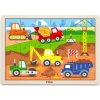 Viga puzzle stavebné stroje 24 ks