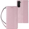 Magnet Case elegantné knížkové púzdro s pútkom pre Samsung Galaxy S23 PLUS 5G Pink