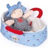 Doudou Julijou Panenka v modré přenášecí tašce 20 cm