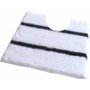 ROUTNER Kúpeľňová predložka IRSINA Biela 10503 - Biela / 60 x 60 cm WC s výkrojom 10503