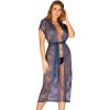 Obsessive Flowlace Peignoir S/M