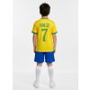 dresyonline Dres Vinicius Jr. Brazil komplet žltý M 100% Polyester Žltá
