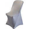 TENTino Elastický potah na skládací židli PTH01 Farba obrusu: SVETLOŠEDÁ / SILVER