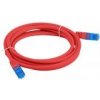 PATCHCORD KAT.6A S/FTP LSZH CCA 0.5M červený FLUKE PASSED LANBERG
