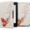 Puzdro KW Mobile - Butterfly Swarm - KW2811840 - pre Amazon Kindle Paperwhite 1/2/3 - biele (KW Mobile obal na Amazon Kindle Paperwhite 1/2/3, flip, Butterfly Swarm, biely, AutoSleep + záruka 3 roky +