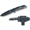 Nôž taktický s pevnou čepeľou WALTHER Backup Knife - čierny
