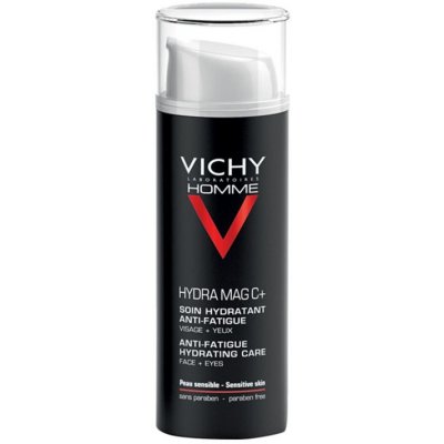 Vichy Homme Hydra-Mag C hydratačná starostlivosť proti známkam únavy na pleť a očné okolie 50 ml
