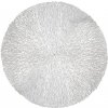 MagicHome Vianoce Podložka MagicHome pod tanier 38 cm strieborná